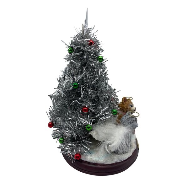 A Meow-Y Christmas To All Caroling Kitten Tree Light-Up Bradford Exchange Figuri - Picture 9 of 16